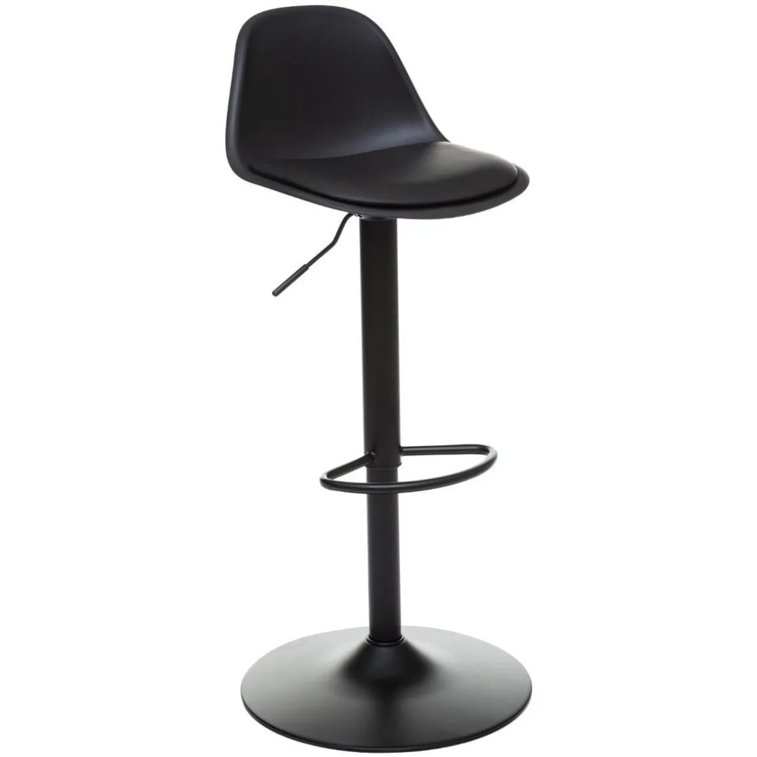 Chaise De Bar Ajustable AIKO Noir