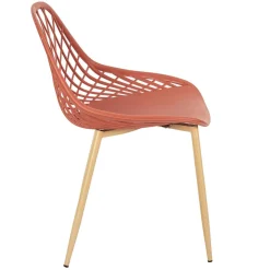 Chaise de Jardin Croisillons Terracotta