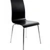 Chaise de salle à manger design 'ESPERA' en bois noire