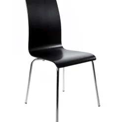 Chaise de salle à manger design 'ESPERA' en bois noire