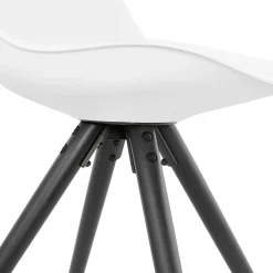 Chaise design 'PIPA' blanche