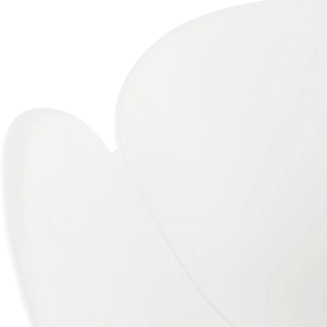 Chaise design scandinave 'PICATA' blanche avec pieds en bois