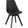 Chaise design 'TAPAS' noire