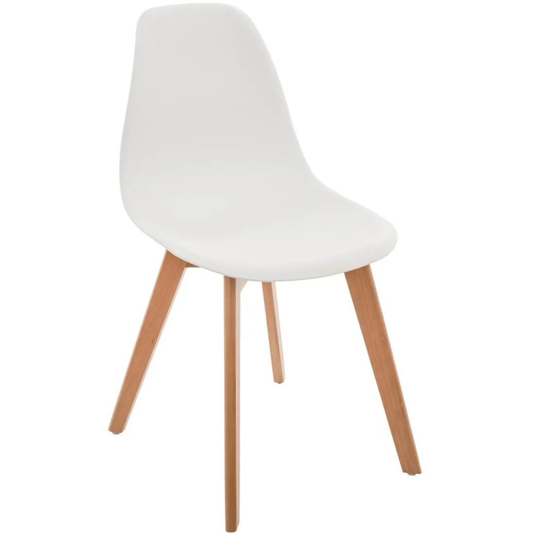 Chaise enfant, blanche assise en polypropylène