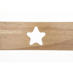 Chaise enfant pliante, beige en bois