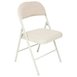 Chaise Flexy Plus en tissu chiné beige