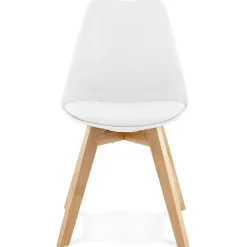 Chaise moderne 'TEKI' blanche