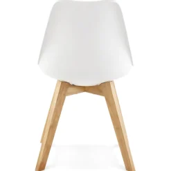 Chaise moderne 'TEKI' blanche