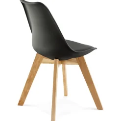 Chaise moderne 'TEKI' noire