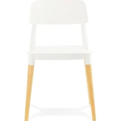 Chaise moderne 'TRENDY' blanche style scandinave