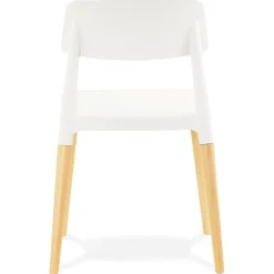 Chaise moderne 'TRENDY' blanche style scandinave