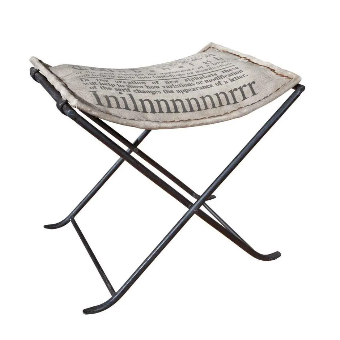 Chaise Métal Canvas MELINA