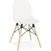 Chaise scandinave 'EPIK' blanche moderne