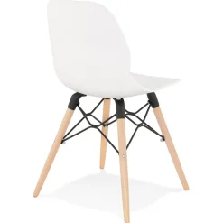Chaise scandinave 'EPIK' blanche moderne
