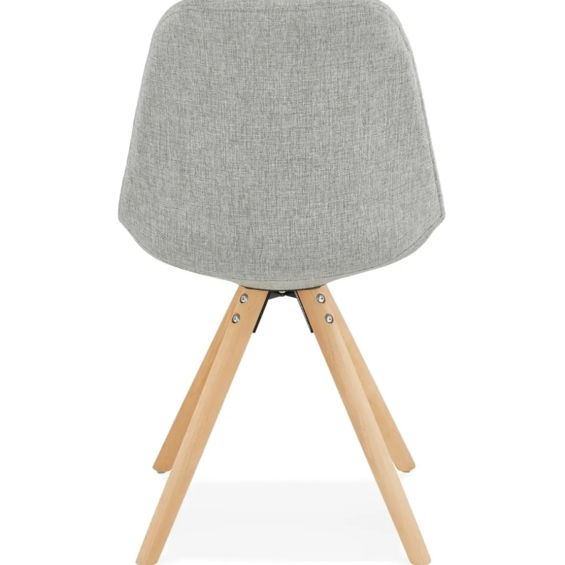 Chaise scandinave 'HIPHOP' en tissu gris