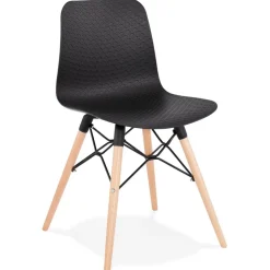 Chaise scandinave 'TONIC' noire design
