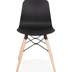 Chaise scandinave 'TONIC' noire design