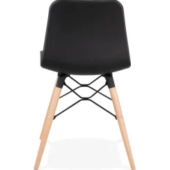 Chaise scandinave 'TONIC' noire design