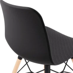 Chaise scandinave 'TONIC' noire design