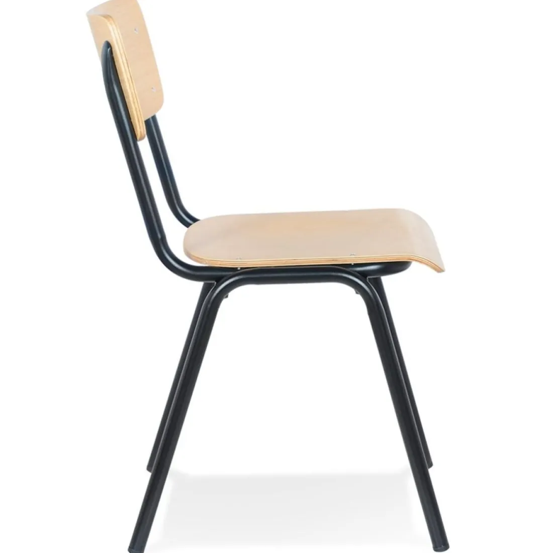 Chaise style écolier 'MASTER' finition naturelle classique