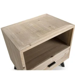 Chevet ANDRO Scandi 1 Tiroir 1 Niche