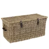 Coffre de rangement en kubu naturel KALLY