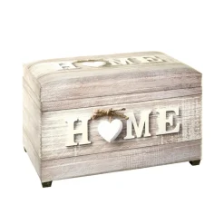 Coffre de rangement Home multicolore en simili cuir