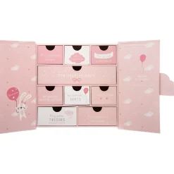 Coffret Naissance Porte Nuage Rose