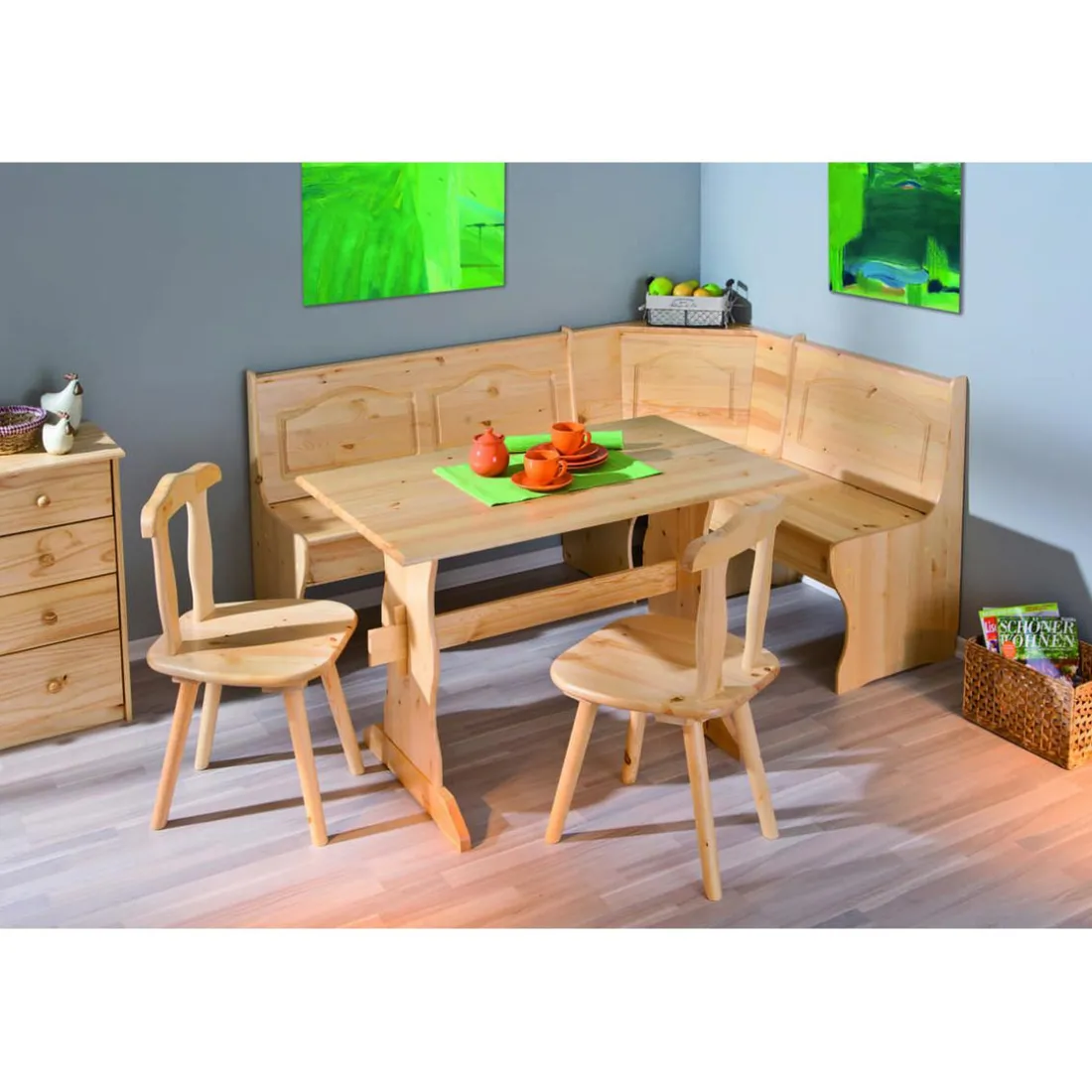 Coin Repas TIROL Vernis Naturel