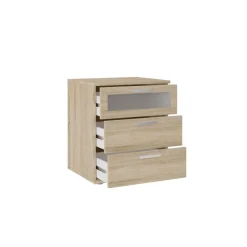 Commode à 3 Tiroirs Chêne SPARROW 2
