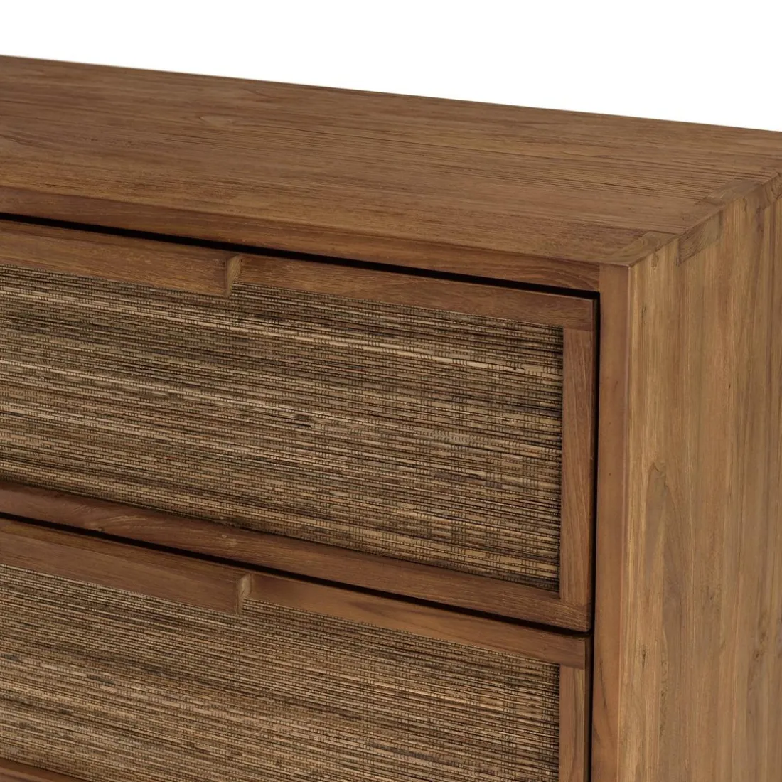 Commode 6 tiroirs en bois de teck recyclé