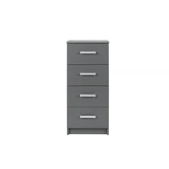 Commode 4 Tiroirs Gris Graphite ELENZIO
