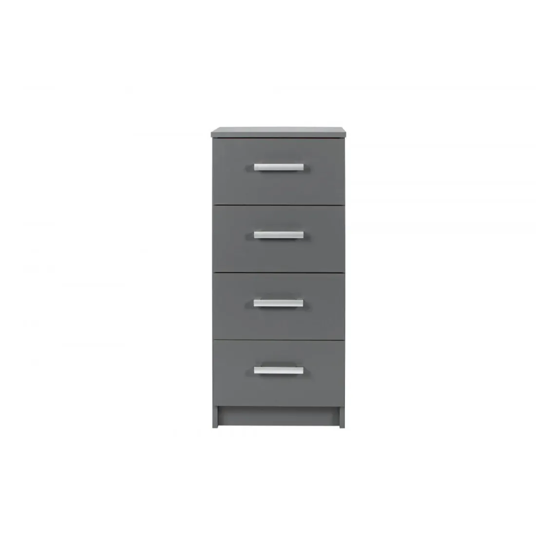 Commode 4 Tiroirs Gris Graphite ELENZIO