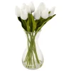 Composition tulipes avec vase