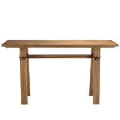 Console 140x40cm en bois de teck recyclé