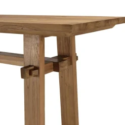Console 140x40cm en bois de teck recyclé