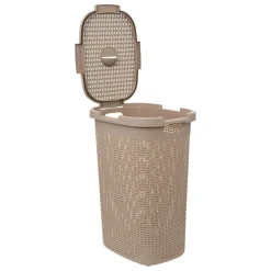 Corbeille 60L Rattan Beige