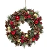 Couronne de Noël houx étoile