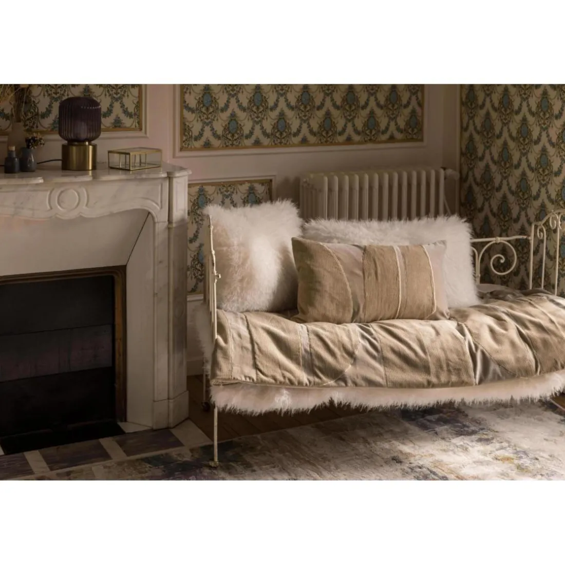Coussin Betani Neige 40 x 65