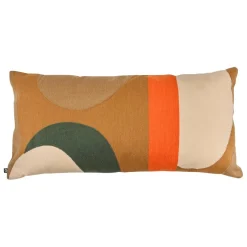 Coussin Hary marron caramel