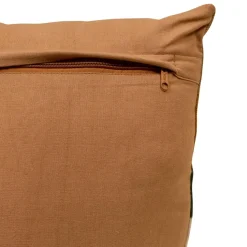 Coussin Hary marron caramel