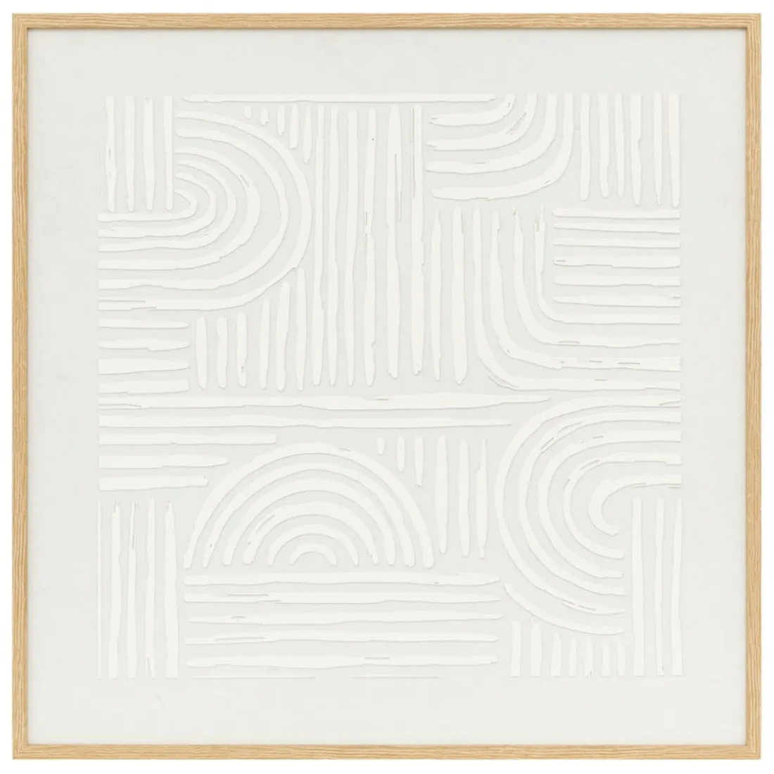 Déco mural 3D Kaya blanc