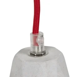 Douille design 'SOKET' grise effet béton