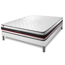 Ensemble matelas FORM sommier kit blanc