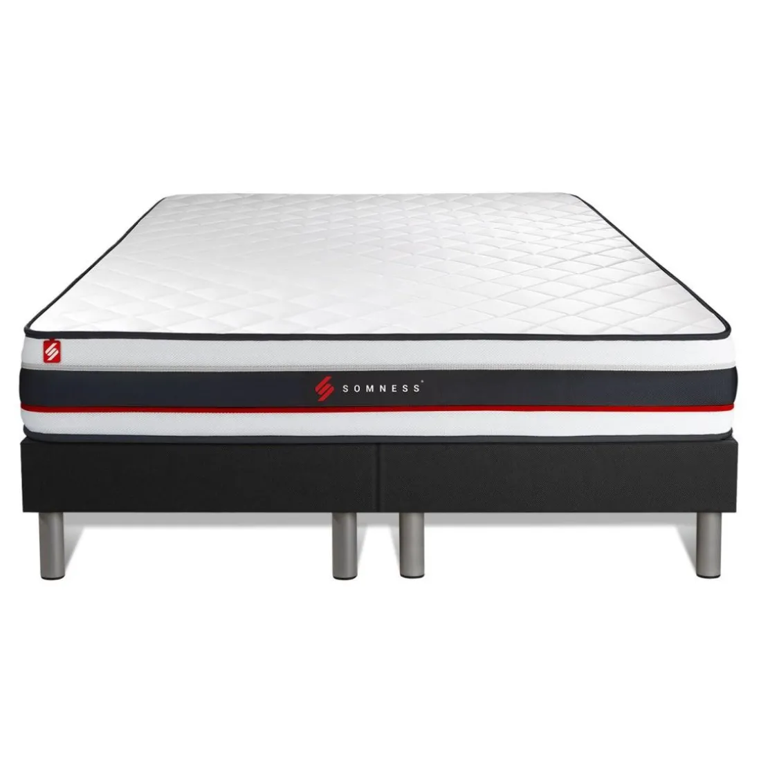 Ensemble double sommier matelas
