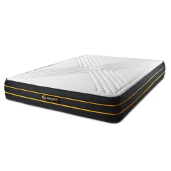 Ensemble double sommier matelas ULTRA micro ressorts ensaches et memoire de forme