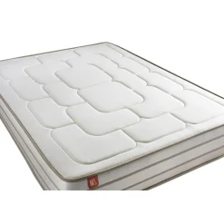 Ensemble LE DOUILLET Memoire de forme BioVisco Maxi epaisseur double sommiers Beige