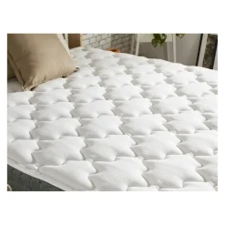 Ensemble Matelas Ressort 7 Zones Face Hiver/Eté HYGO + Sommier Vert Céladon LEO Fabriqué En France