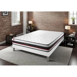 Ensemble sommier matelas FORM Blanc