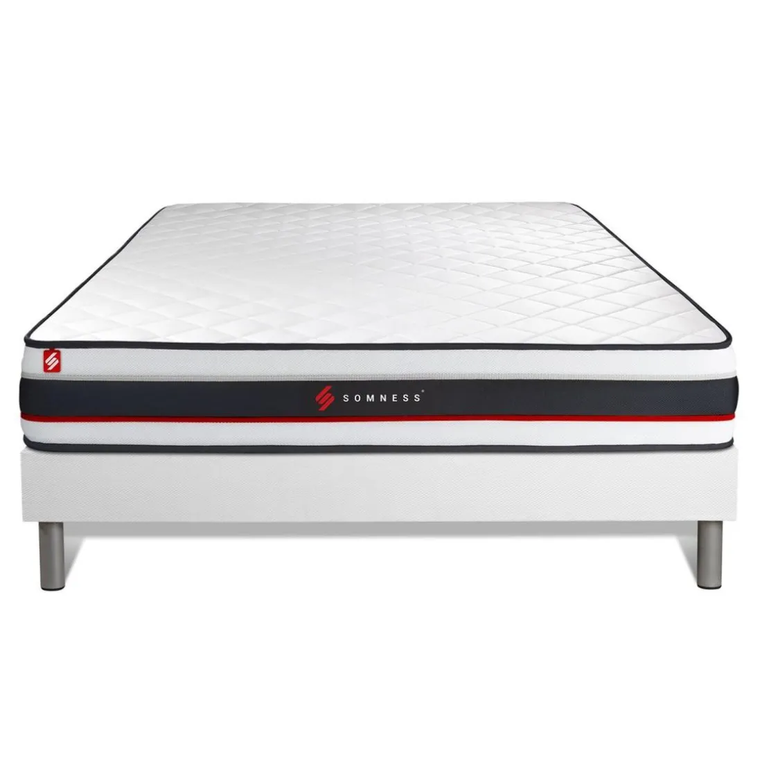 Ensemble sommier matelas FORM Blanc
